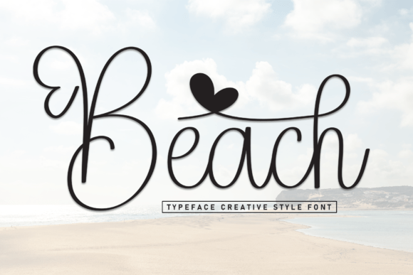 Beach Font: An Elegant Script for Wedding Invitations & More
