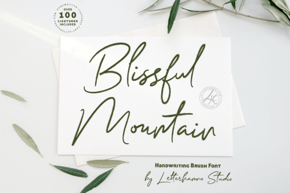 Blissful Mountain: A Font That Captures Tranquil Creativity