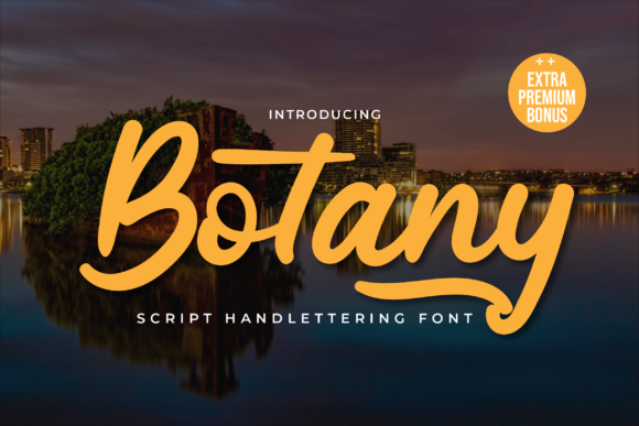 Botany Font: Brush Script for Natural Branding