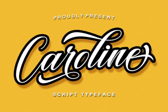 Caroline: The Retro Display Font That Commands Attention