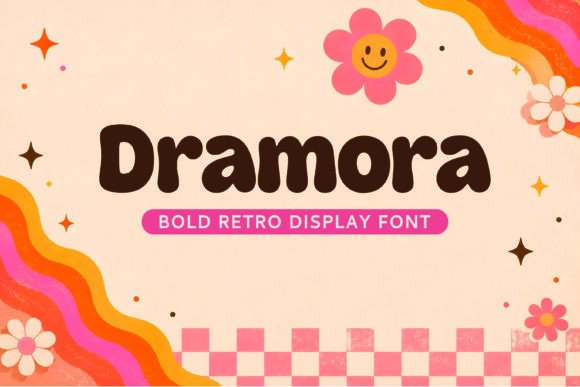 Dramora: A Bold Display Font for Modern Brands