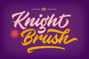 Knight Brush: The Vintage Script Font for Bold Branding