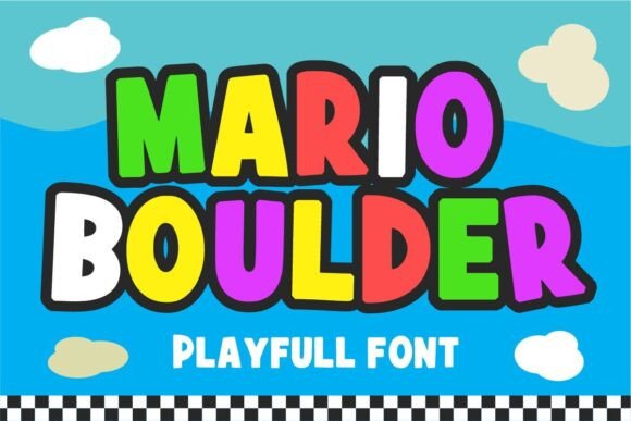 Mario Boulder: A Display Font with Unmistakable Character