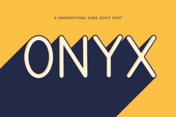 Onyx: The Bold Sans Serif for a Striking Visual Identity