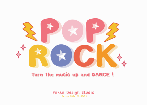 Pop Rock: The Typeface That Sings with Bold, Electric Energy