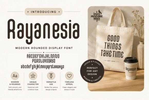 Rayanesia: A Fresh Take on Modern Display Typography