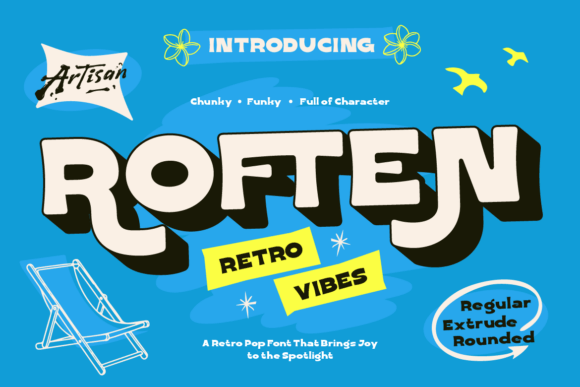Revive Your Design Groove with the Roften Typeface