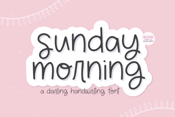 Sunday Morning: The Handwritten Font for a Relaxed Brand Vibe