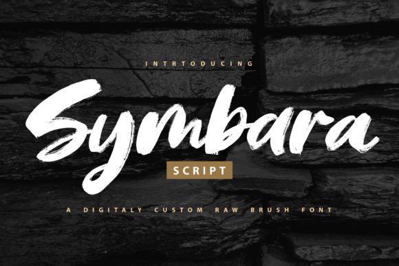 Symbara: The Bold Handwritten Brush Font for Impactful Designs