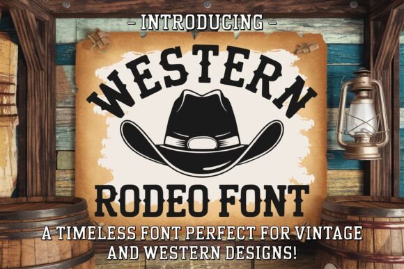 Western Rodeo: The Bold Typeface for Authentic Branding